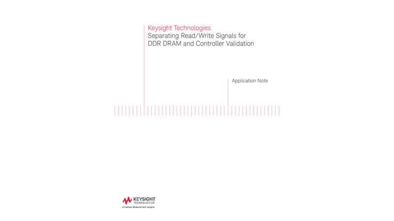Separating Read and Write Signals for DDR DRAM